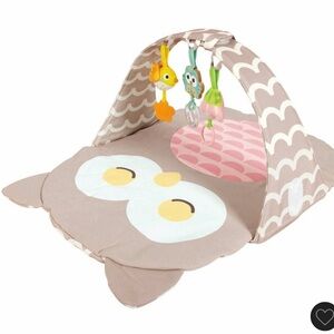 Hape Owl Play Mat On the Go Hanging Toys NEW